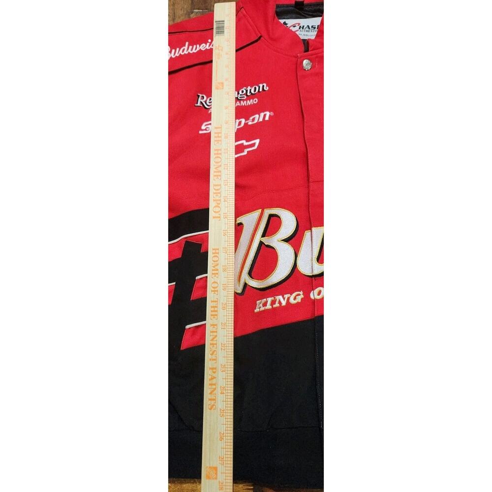 Dale Earnhardt Jr. #8 Budweiser Chase Authentics Racing Jacket Size XL - Picture 8 of 10